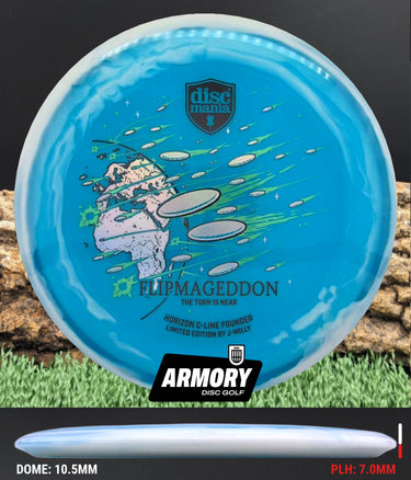 Discmania Founder C-Line Blue-White/Holo-Green 176.5g