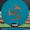Discmania P2 Mint/Orange Shatter 174g