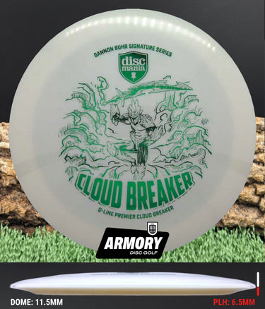 Discmania Q-Line Cloud Breaker - Gannon Buhr Signature Series White/Green 170.1g