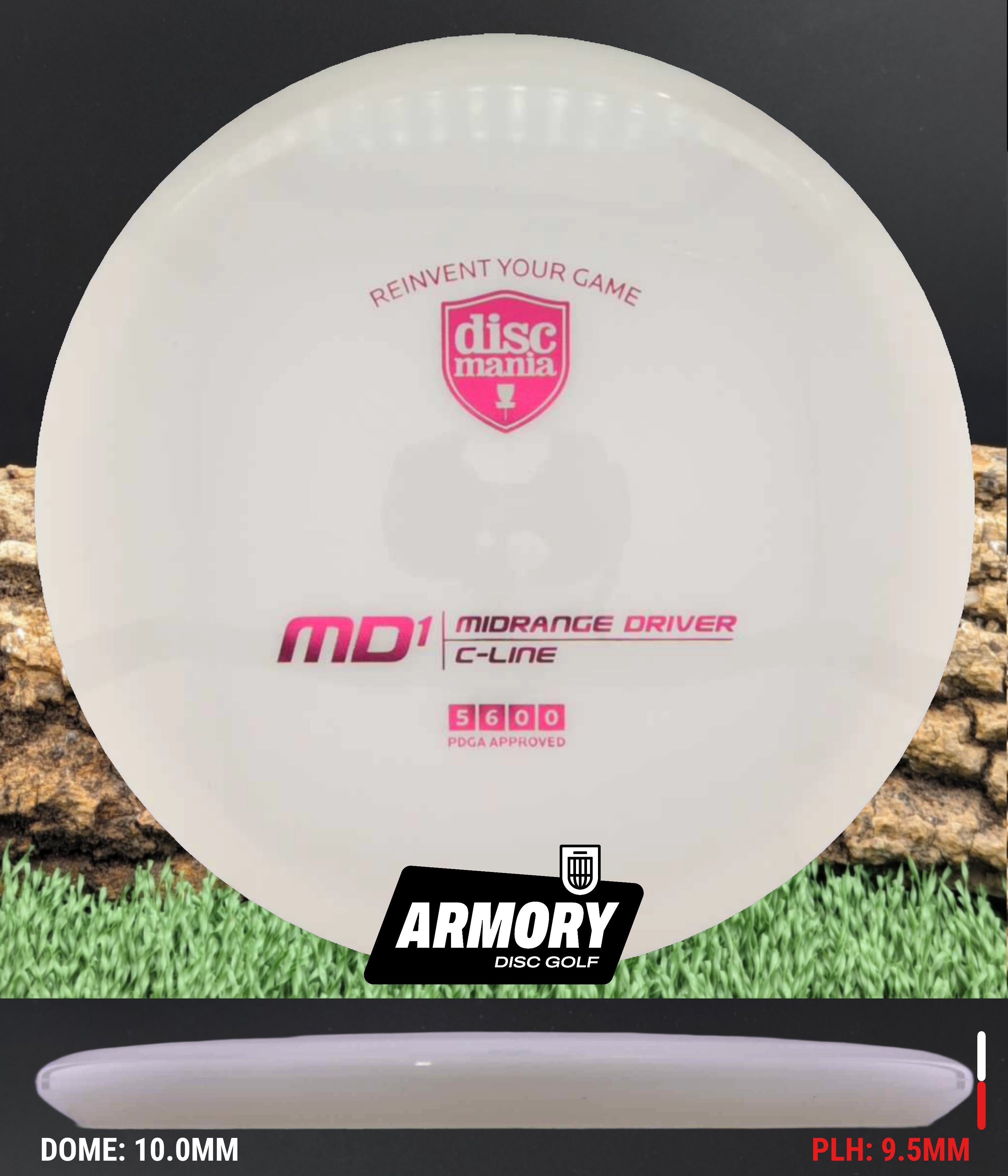 Discmania MD1 – Glidey Straight Midrange – Armory Disc Golf Shop