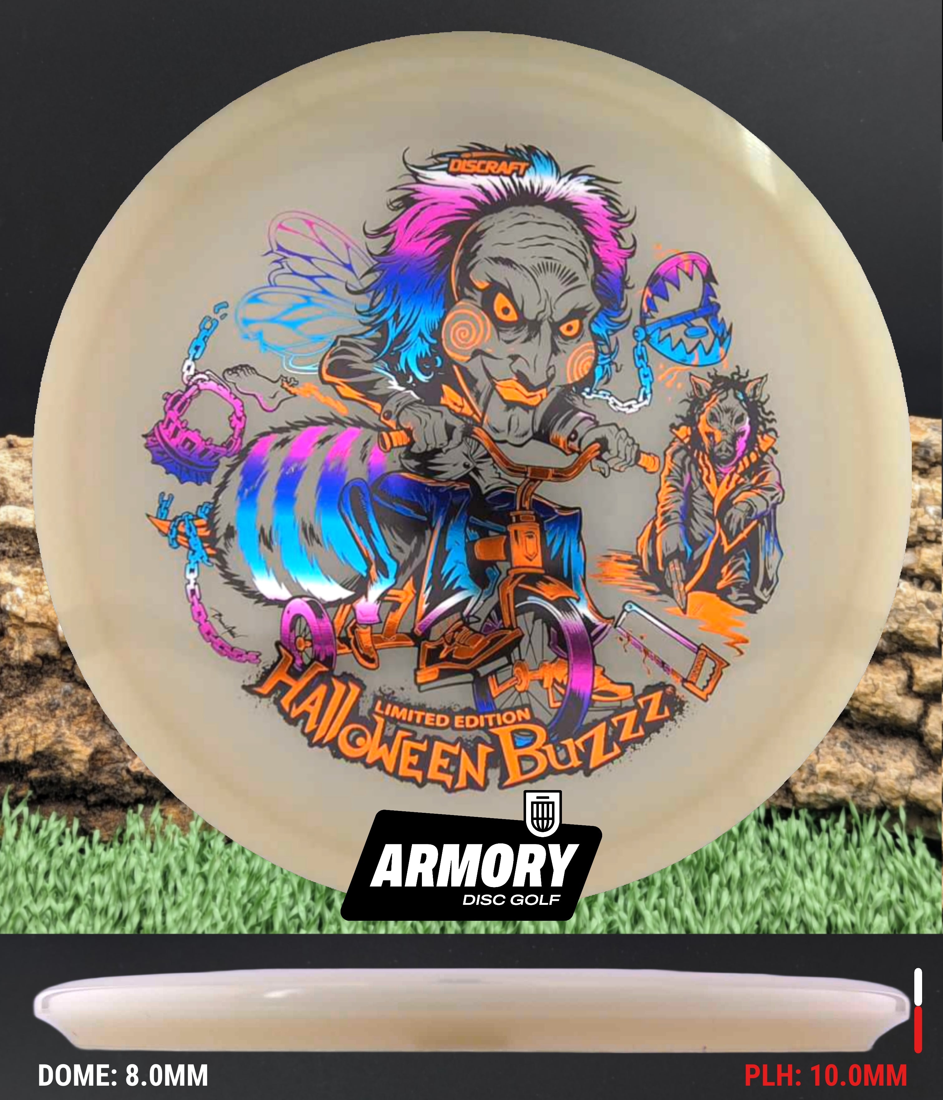 Discraft 2026 MEGA GLO Halloween Buzzz | 3-Foil Limited Edition