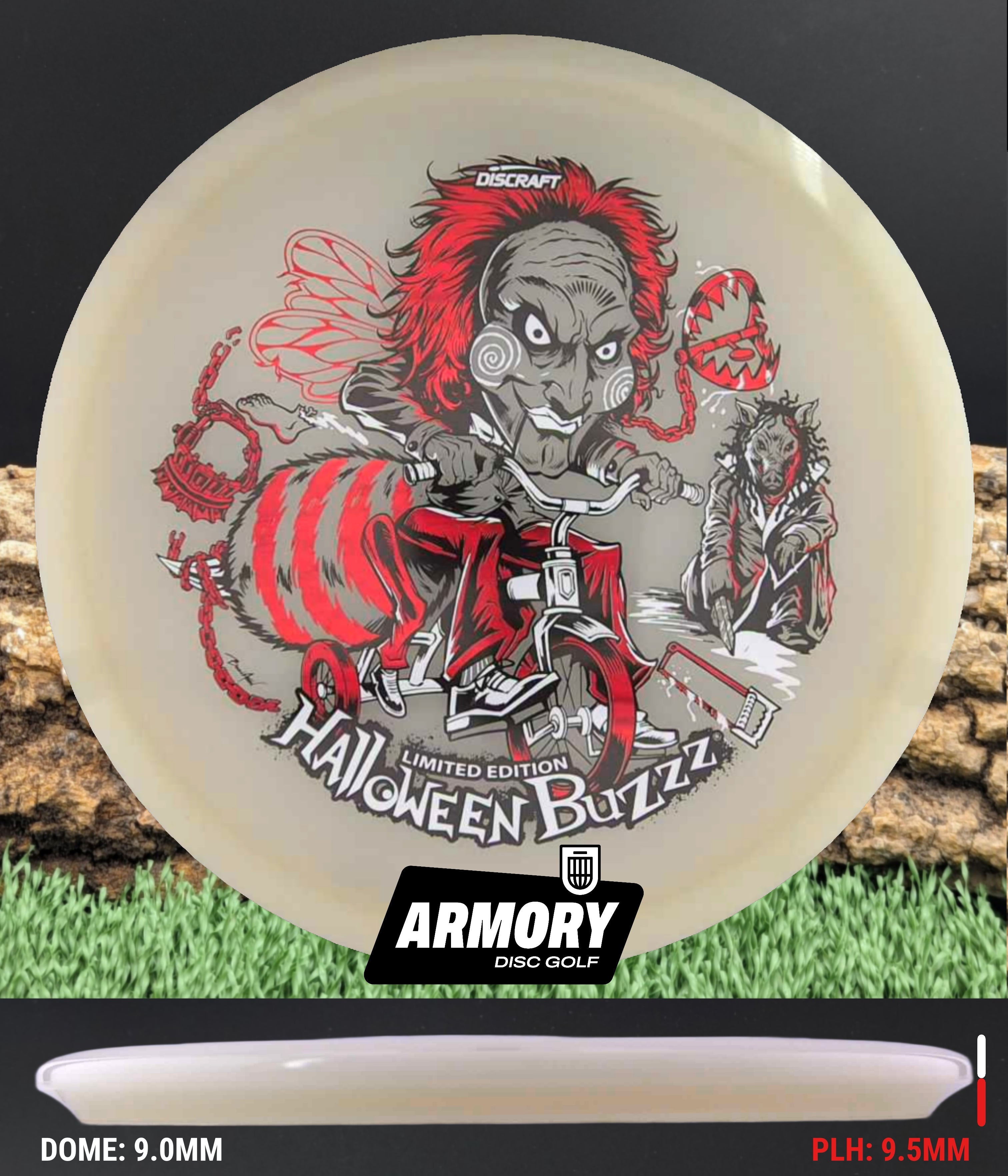 Discraft 2026 MEGA GLO Halloween Buzzz | 3-Foil Limited Edition