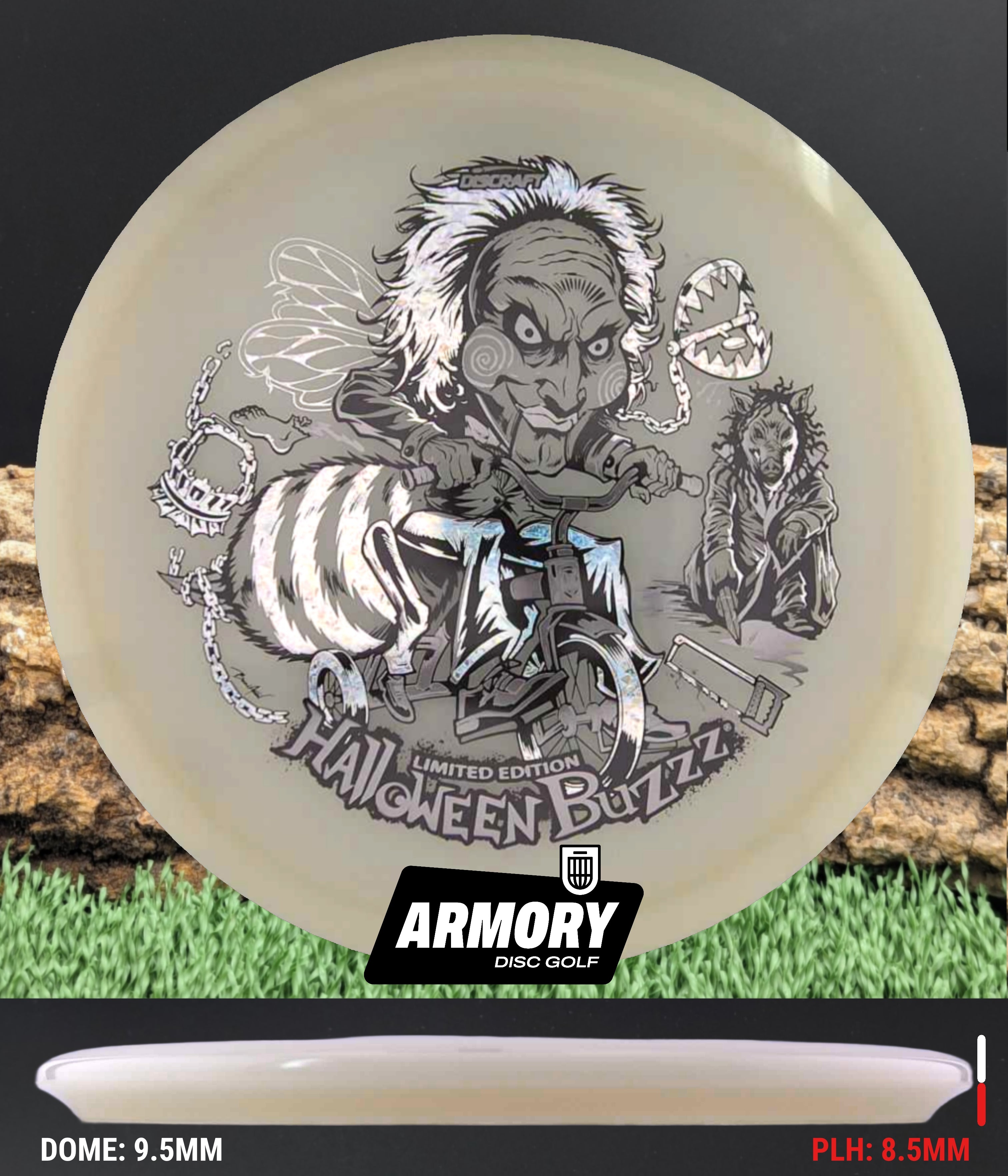 Discraft 2026 MEGA GLO Halloween Buzzz | 3-Foil Limited Edition