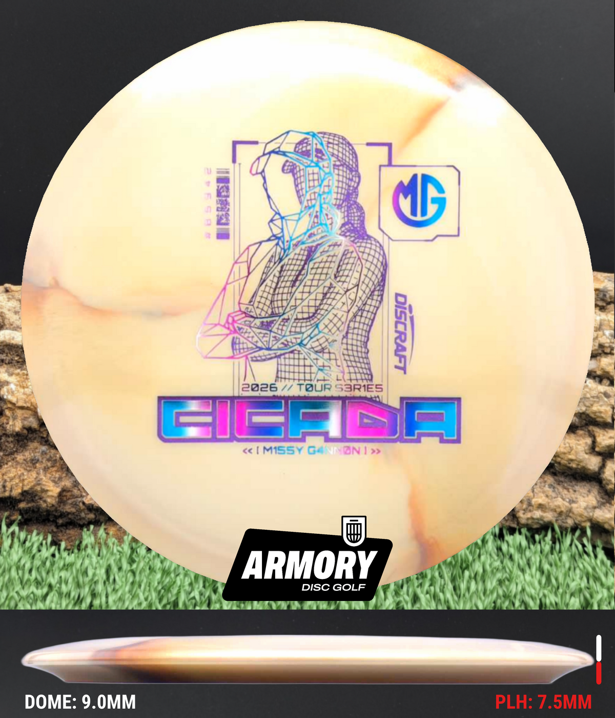 Discraft Missy Gannon 2026 Tour Series Cicada | Pick Your Exact Disc