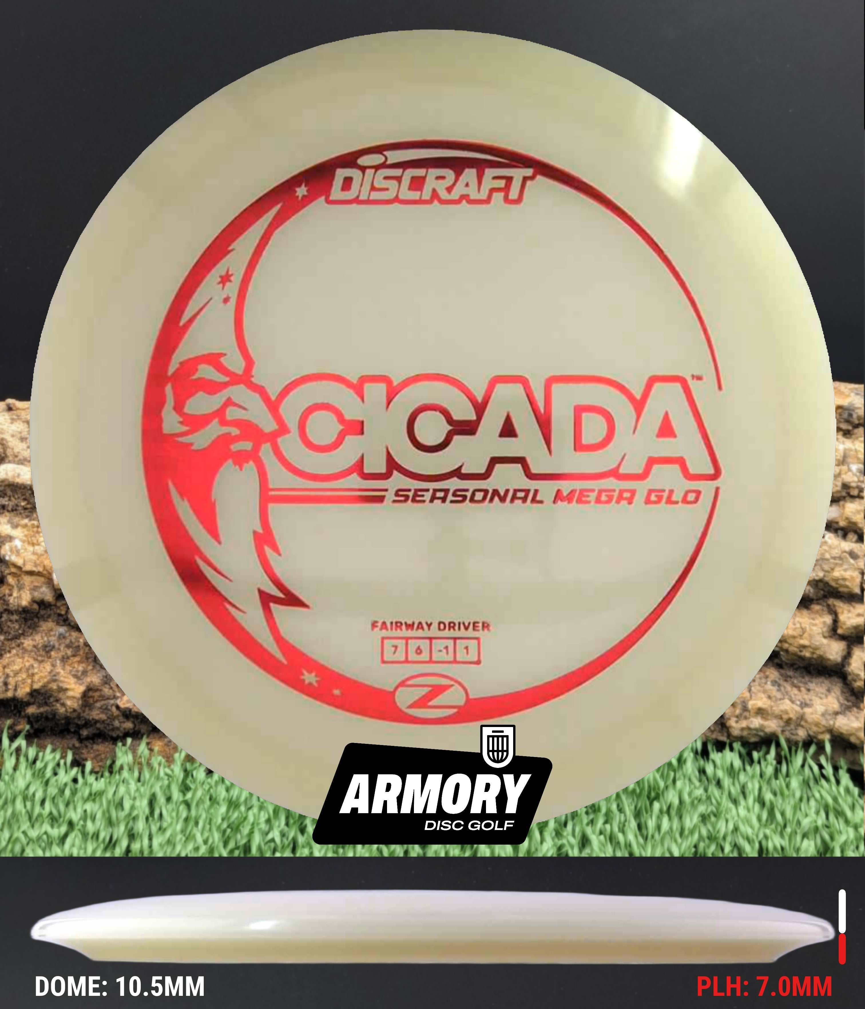 Discraft Mega Glo Cicada Fairway Driver | Pick Your Exact Disc