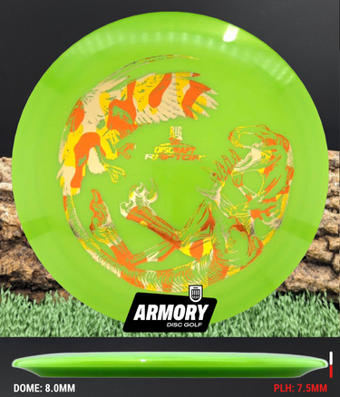 Discraft Raptor Big Z green/orange camo 176.4g