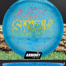 Discraft Swarm CryZtal blue/rainbow shatter 176.1g
