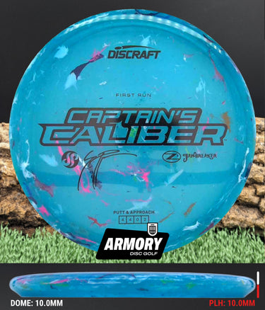 Discraft Z Jawbreaker Captain's Caliber Jawbreaker Aqua/Black  174.9g