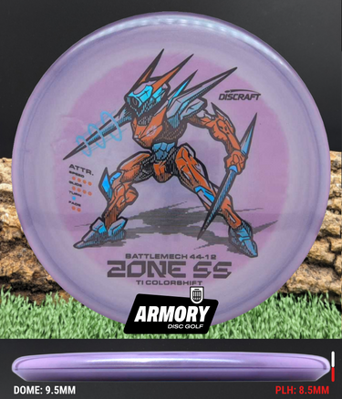 Discraft Zone lavender/orange-holo ice 175.2g