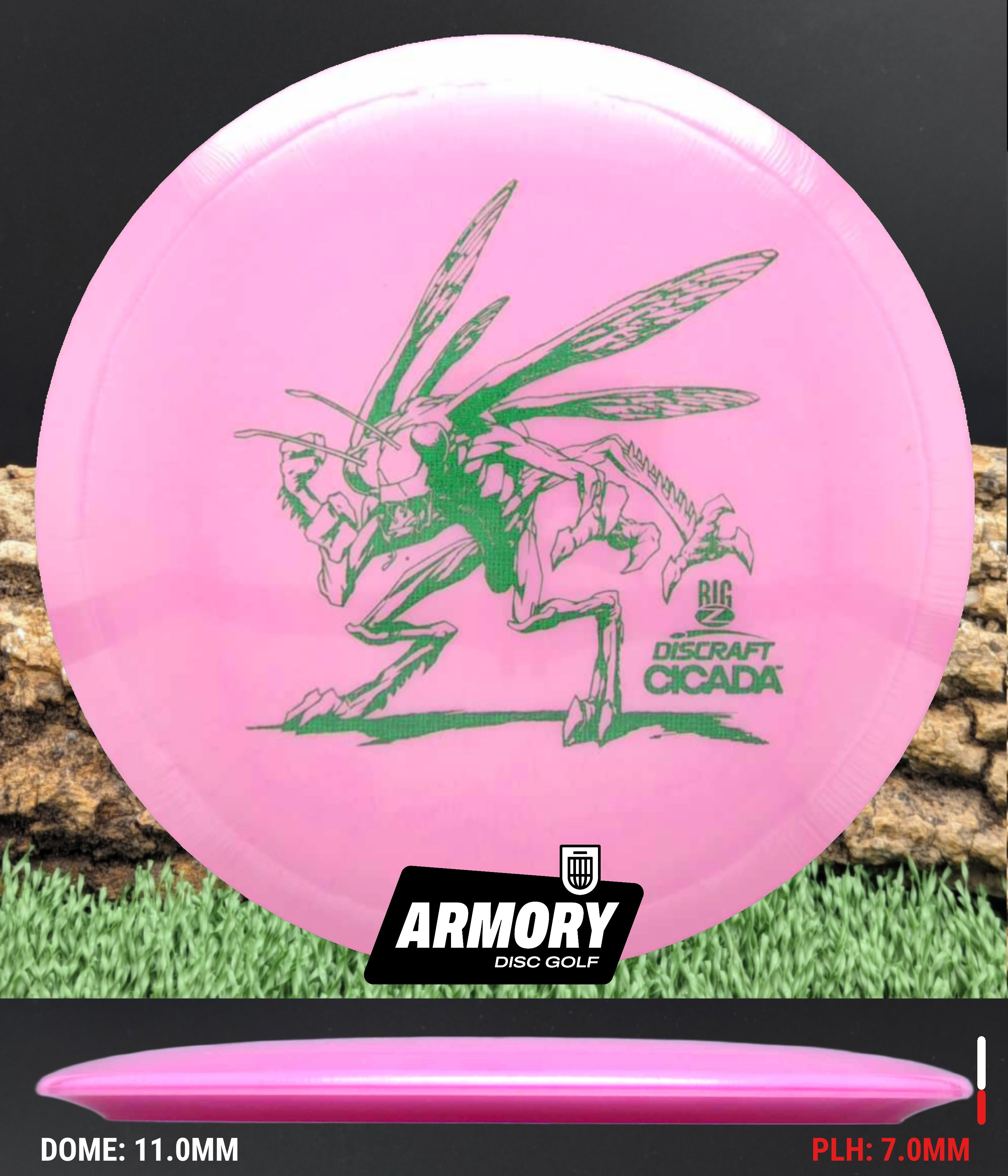 レア AKC ジャックナイフ スティレットナイフ クリームソーダ ピンクドラゴン Discraft Big Z Cicada – Straight Fairway – Armory Disc Golf Shop