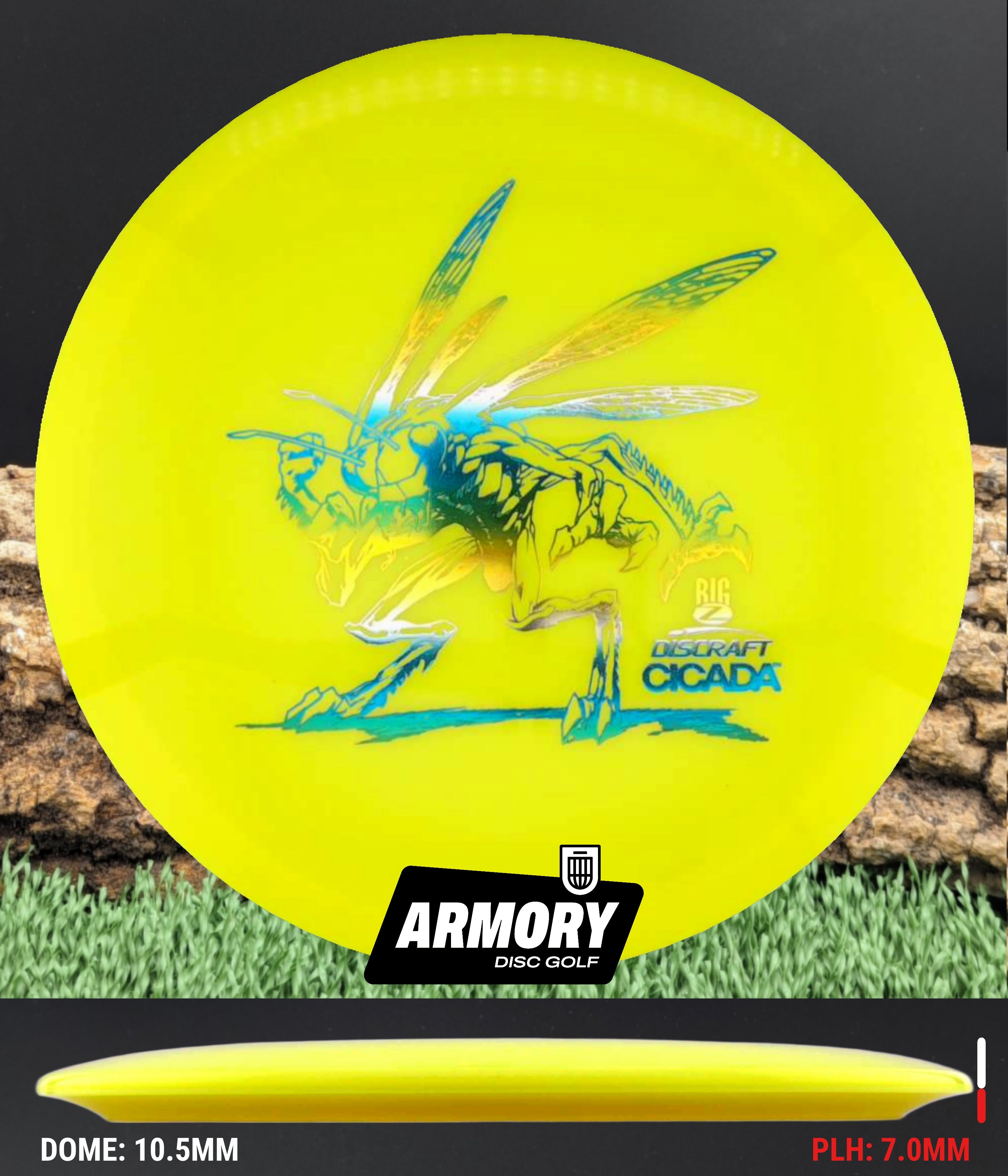Discraft Big Z Cicada – Straight Fairway – Armory Disc Golf Shop