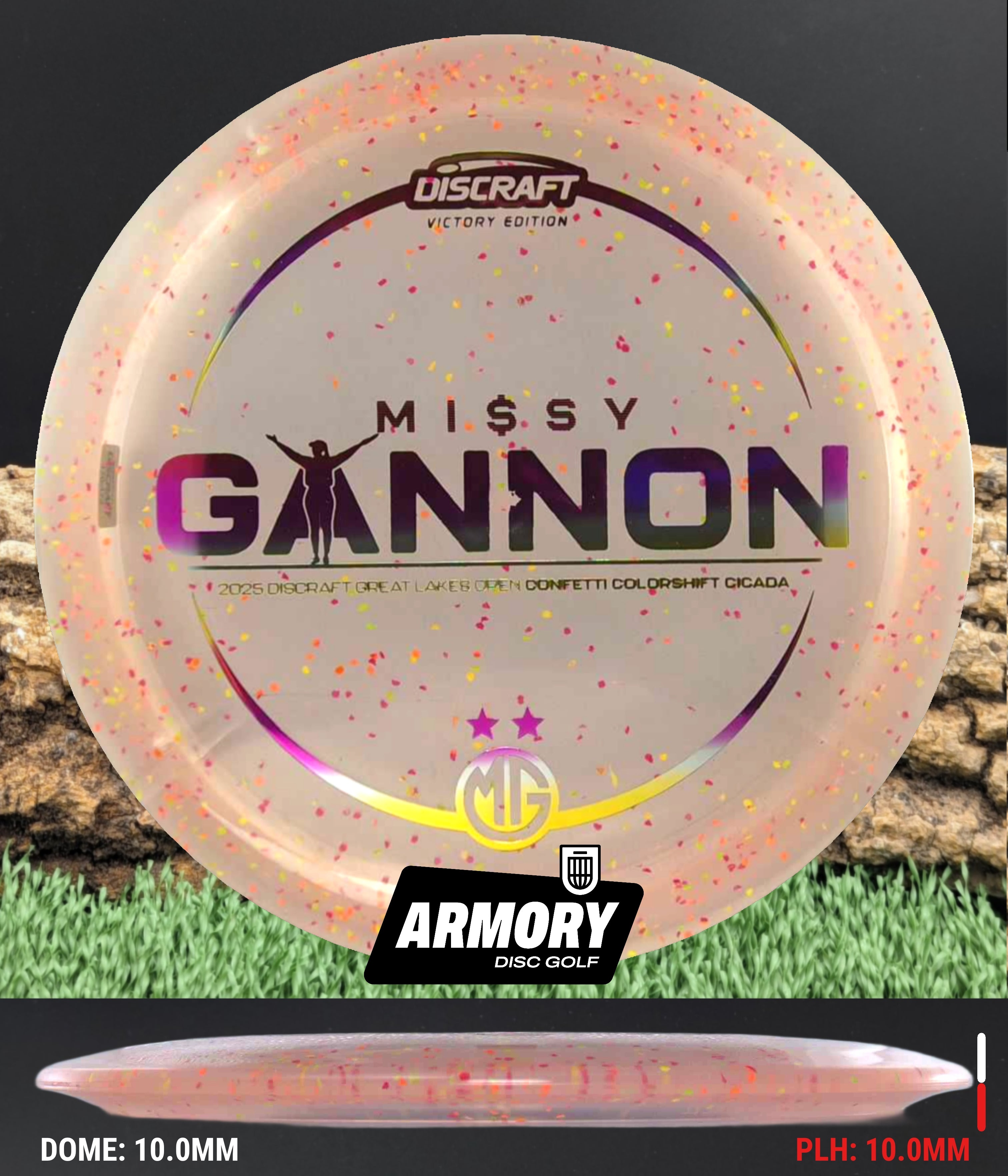Discraft Z Colorshift Confetti Cicada – Armory Disc Golf