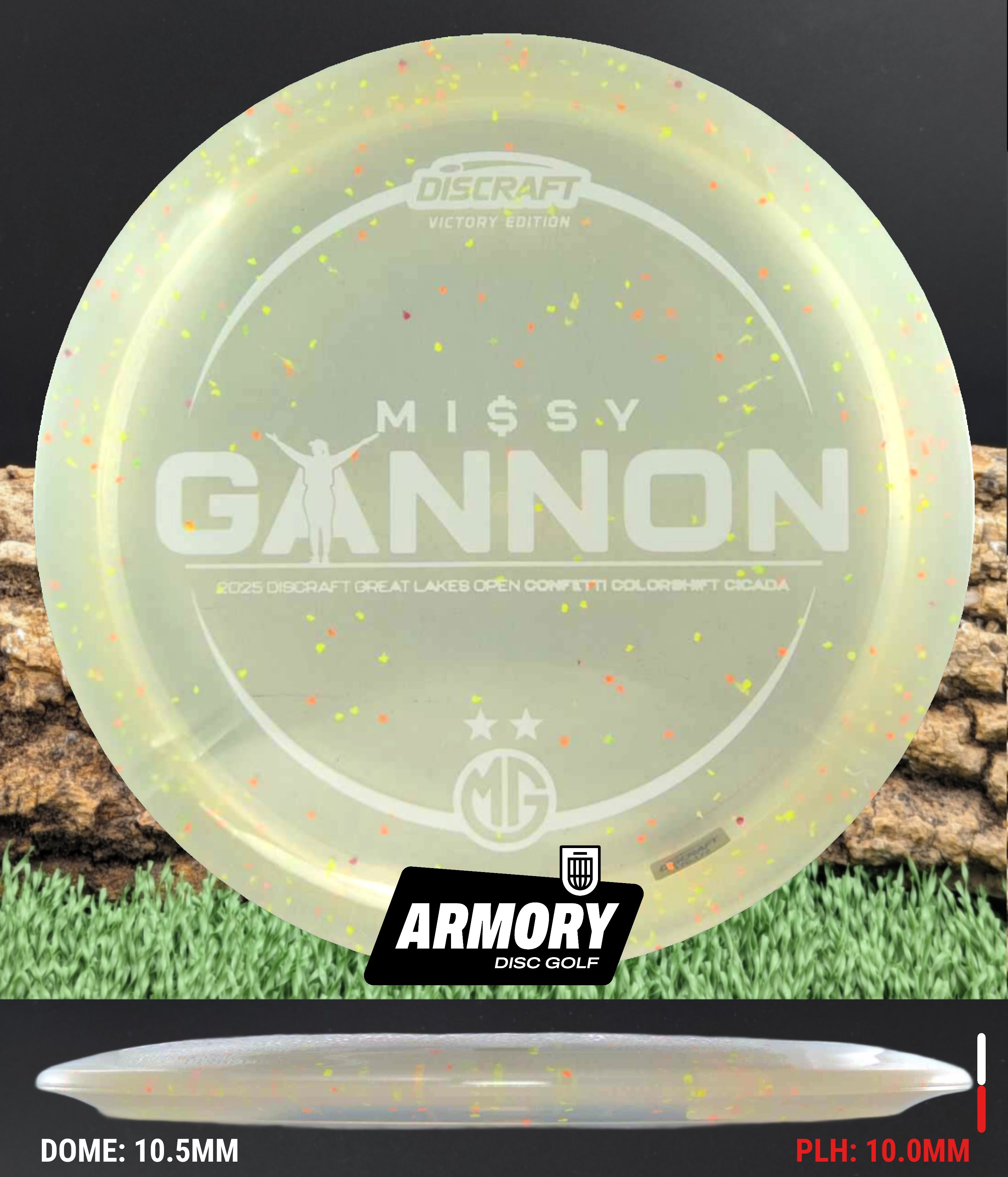 Discraft Z Colorshift Confetti Cicada – Armory Disc Golf