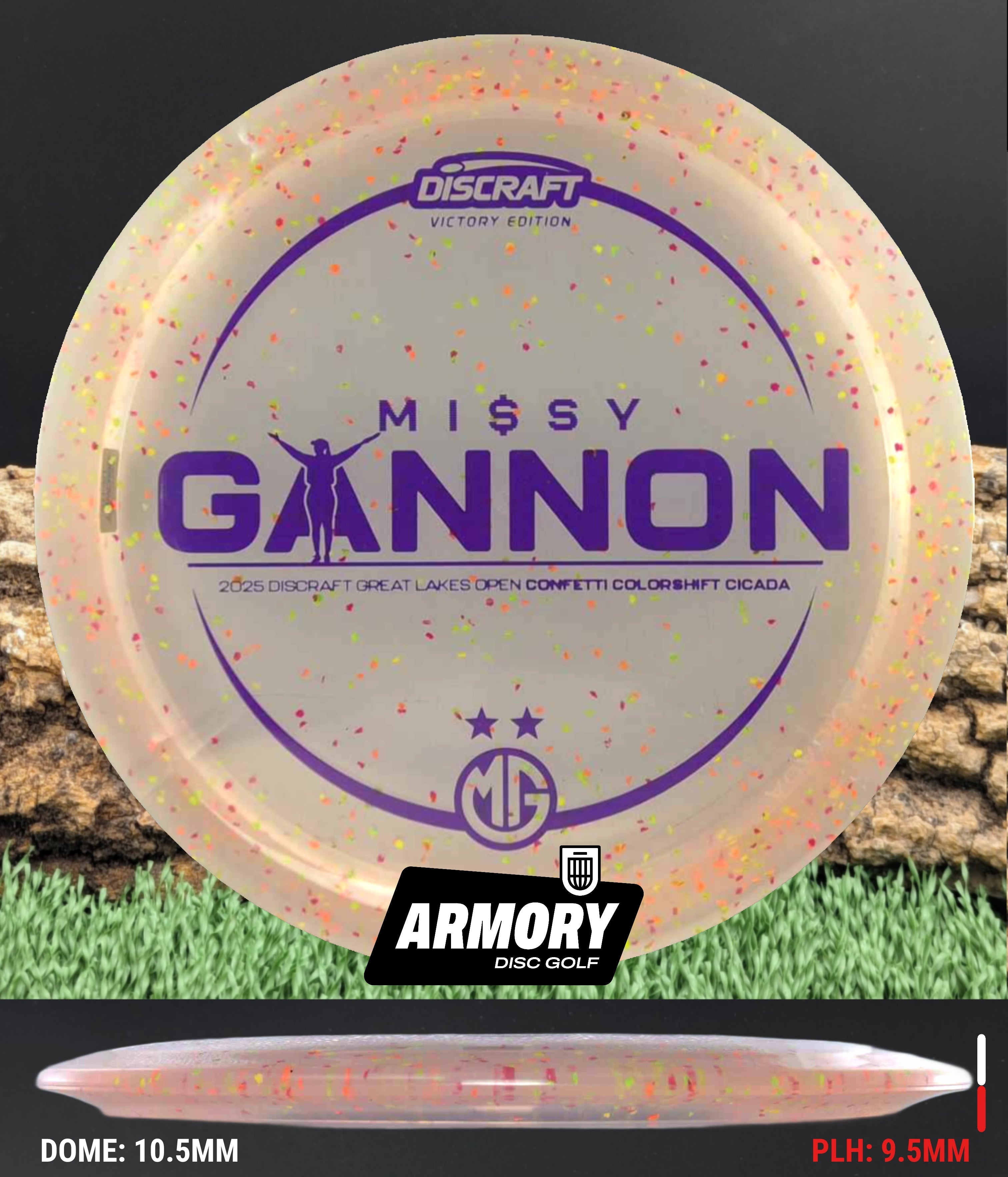 Discraft Z Colorshift Confetti Cicada – Armory Disc Golf