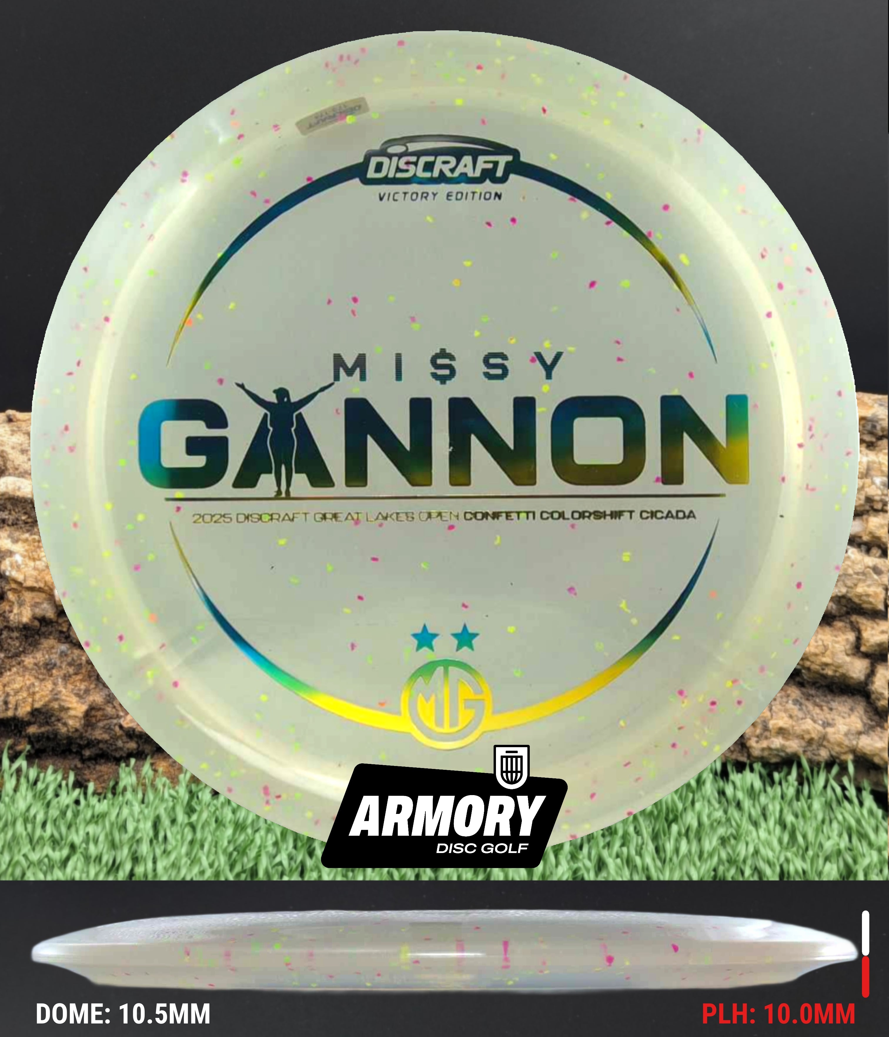 Discraft Z Colorshift Confetti Cicada – Armory Disc Golf