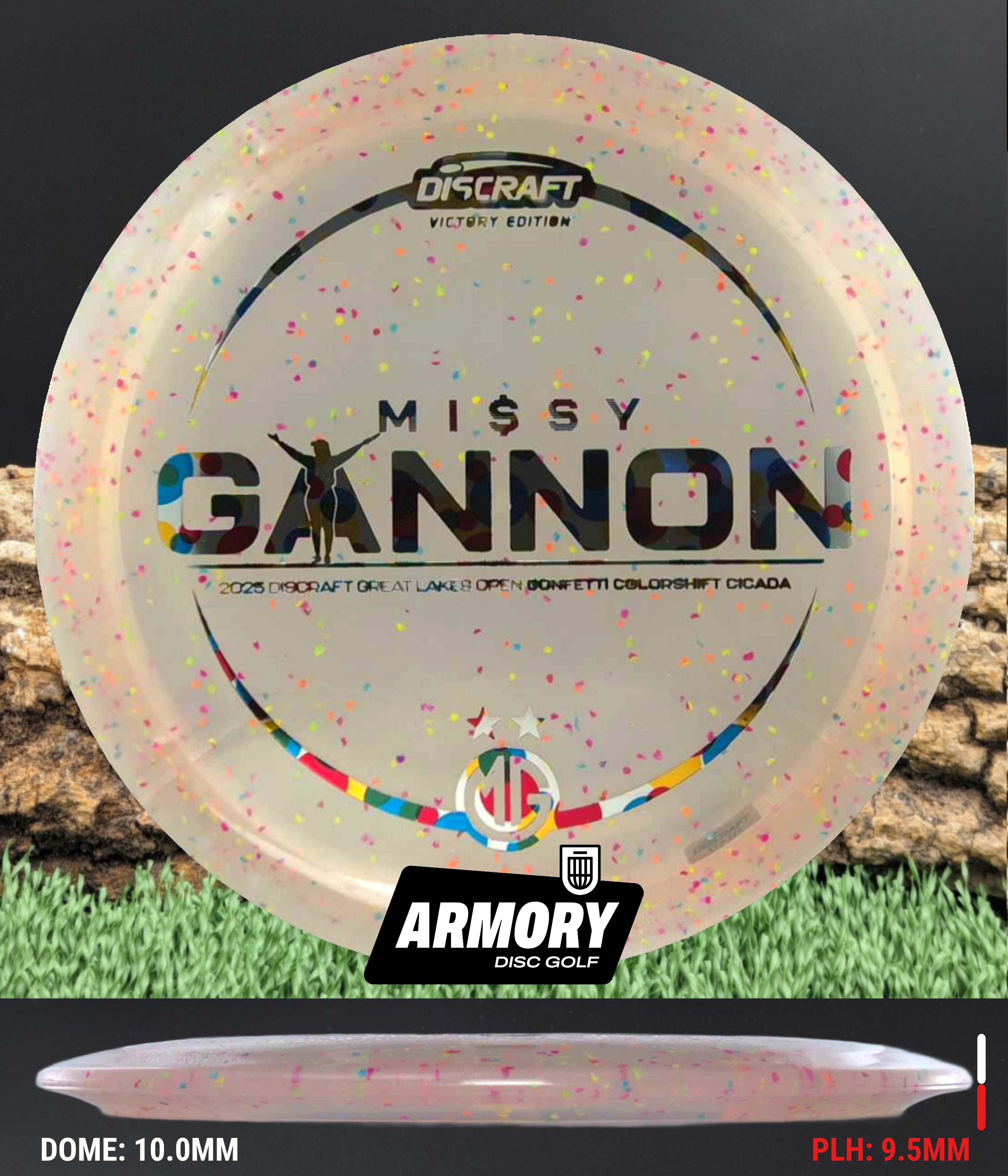 Discraft Z Colorshift Confetti Cicada – Armory Disc Golf