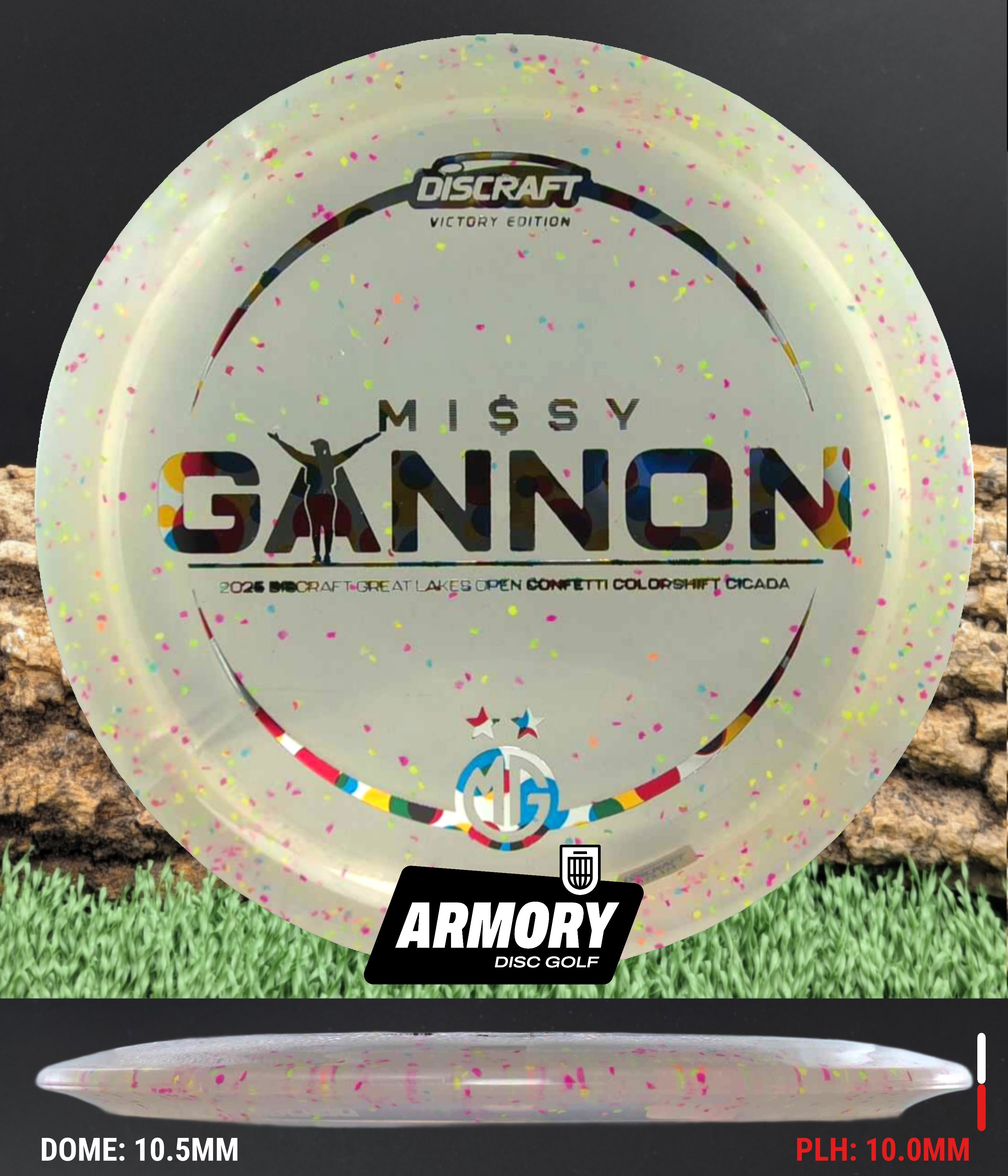 Discraft Z Colorshift Confetti Cicada – Armory Disc Golf Shop