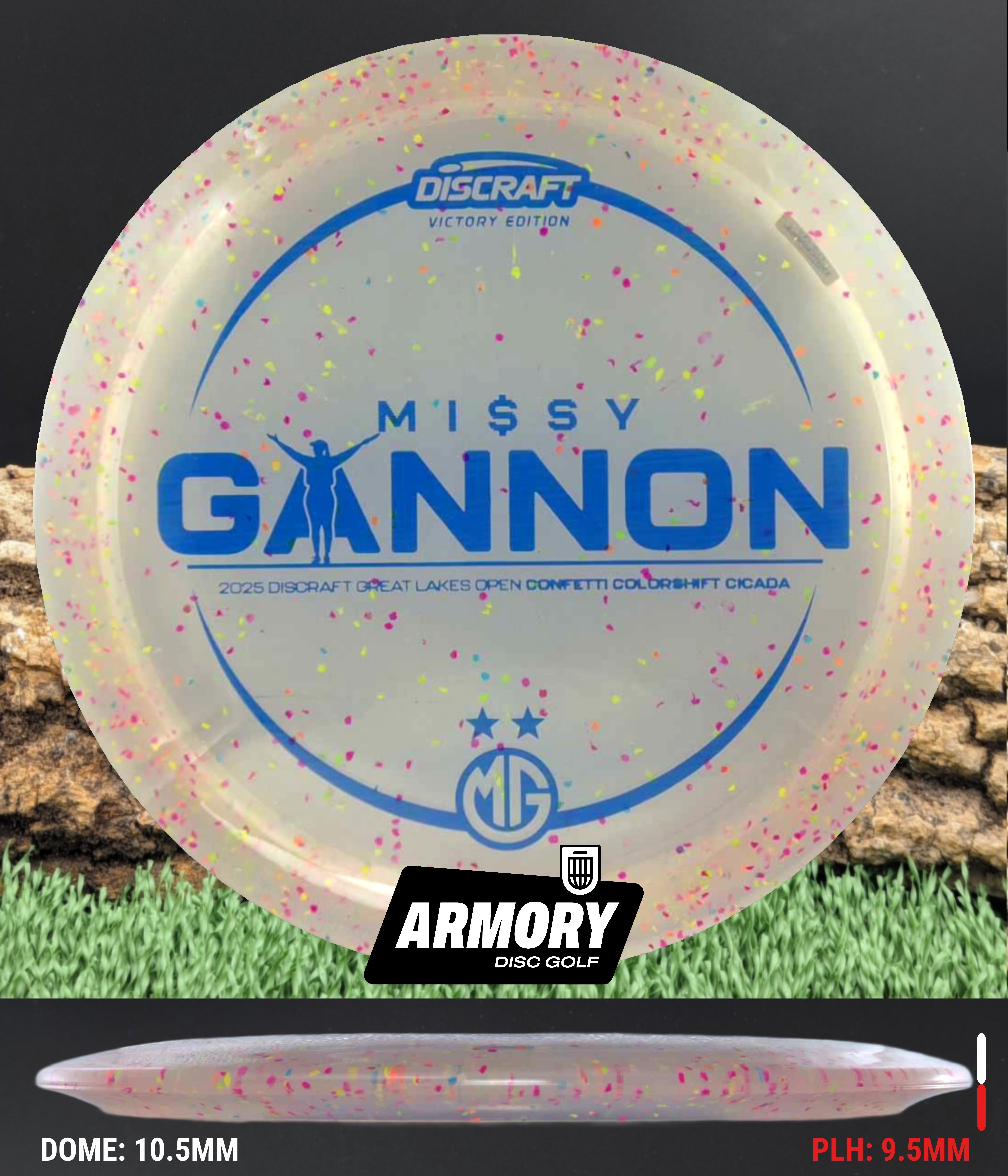 Discraft Z Colorshift Confetti Cicada – Armory Disc Golf Shop