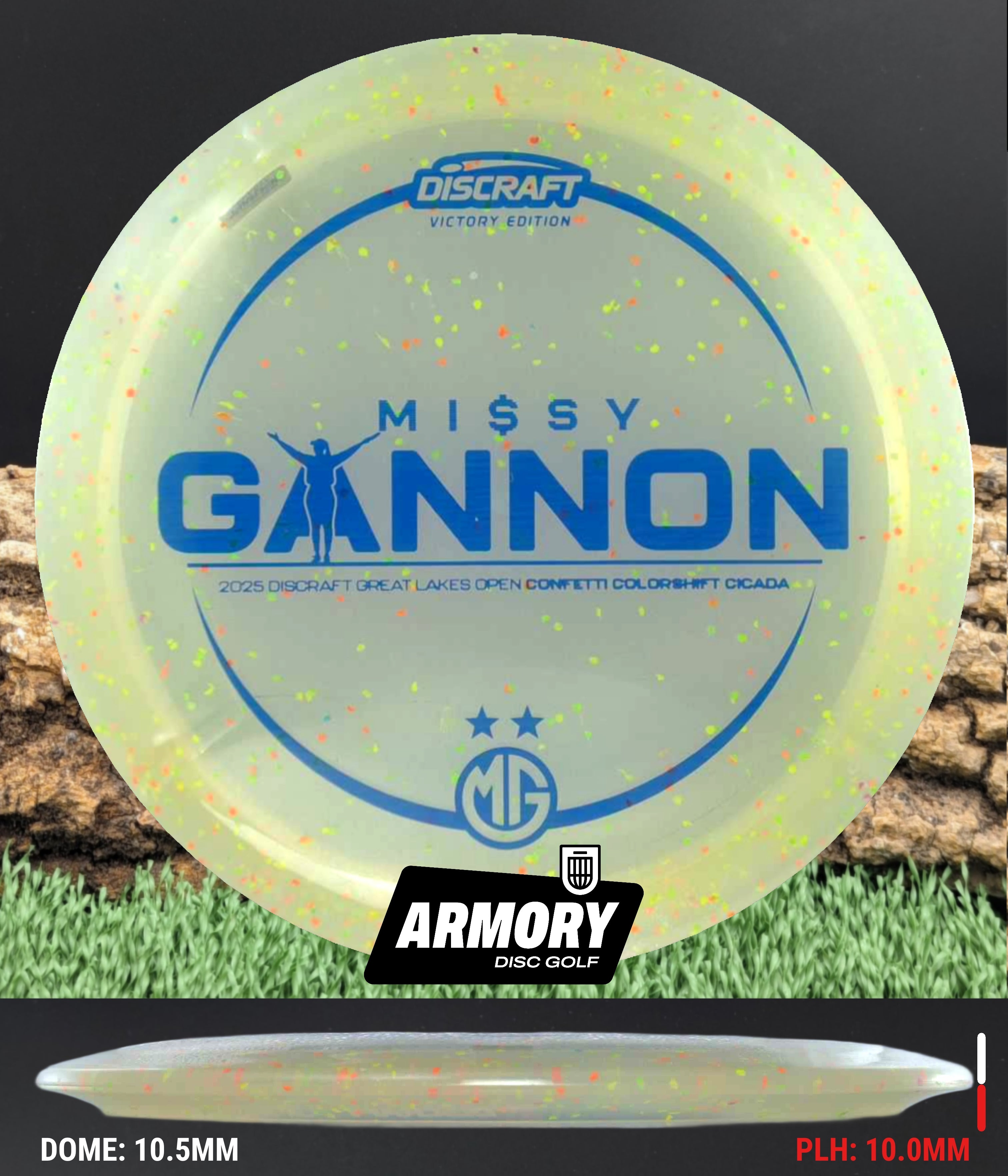 Discraft Z Colorshift Confetti Cicada – Armory Disc Golf