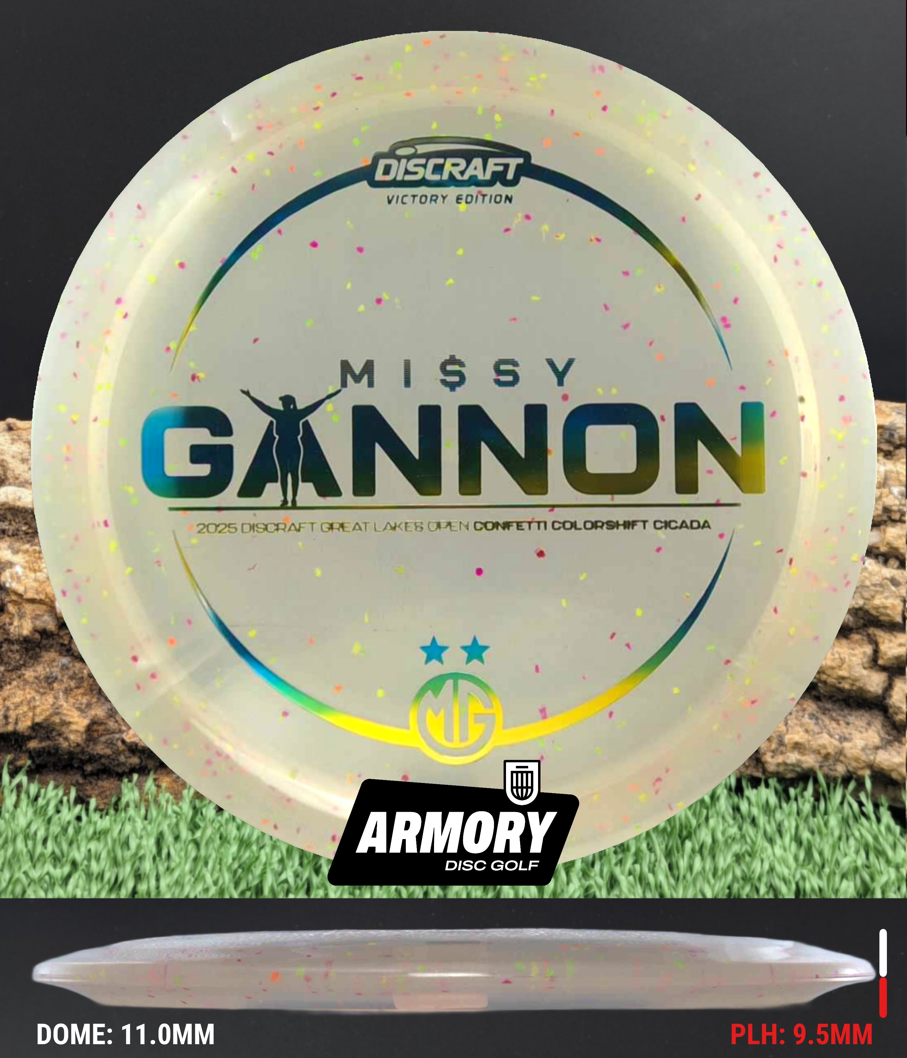 Discraft Z Colorshift Confetti Cicada – Armory Disc Golf