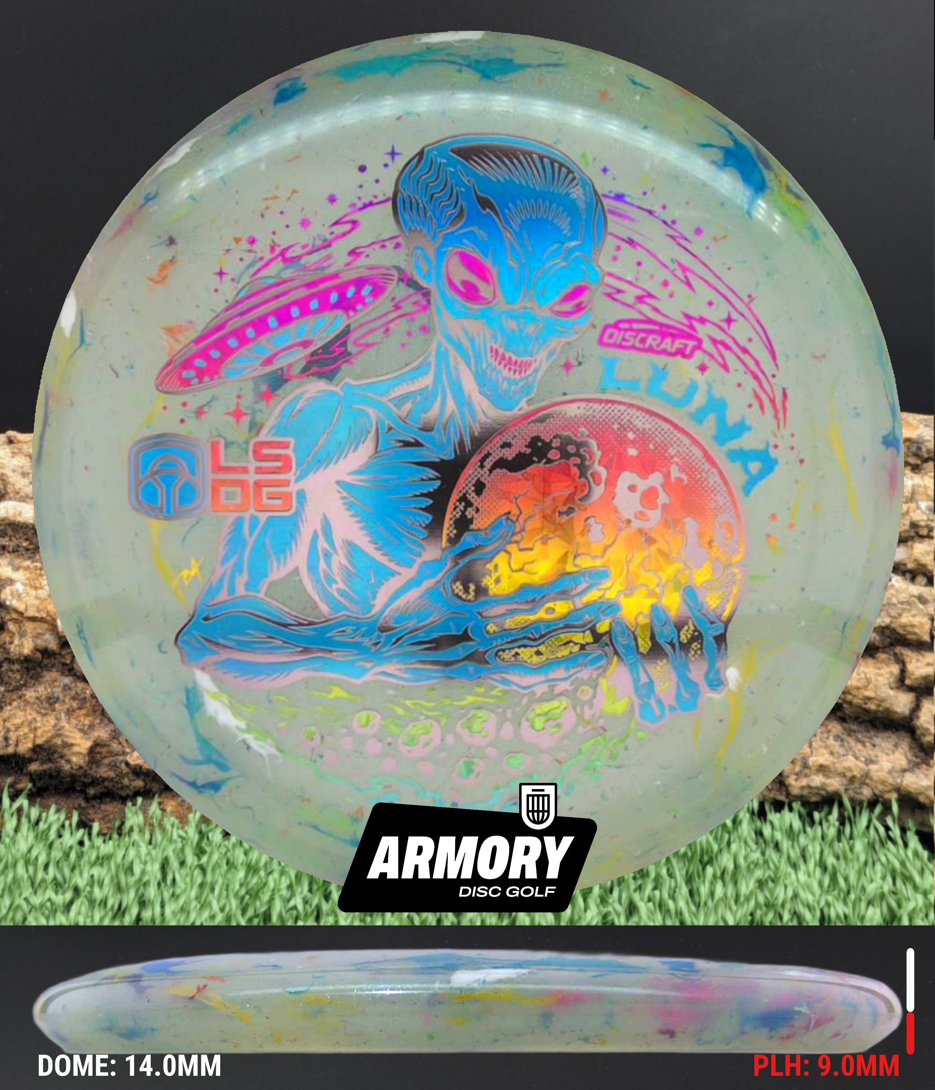 Discraft Colorshift Jawbreaker FLX Luna – Armory Disc Golf Shop