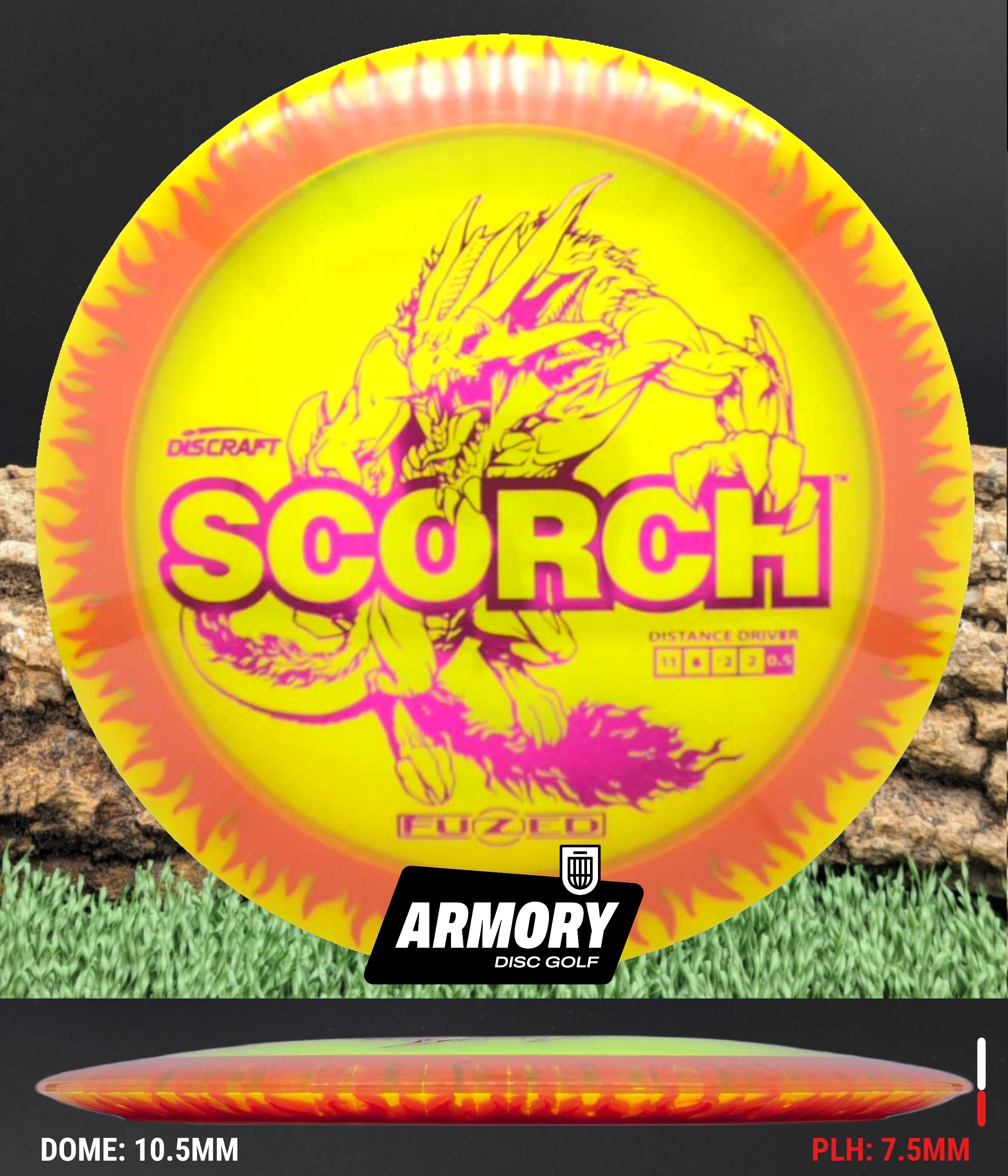 Discraft FuZed Line Scorch – Flame Rim Z Line – Armory Disc Golf