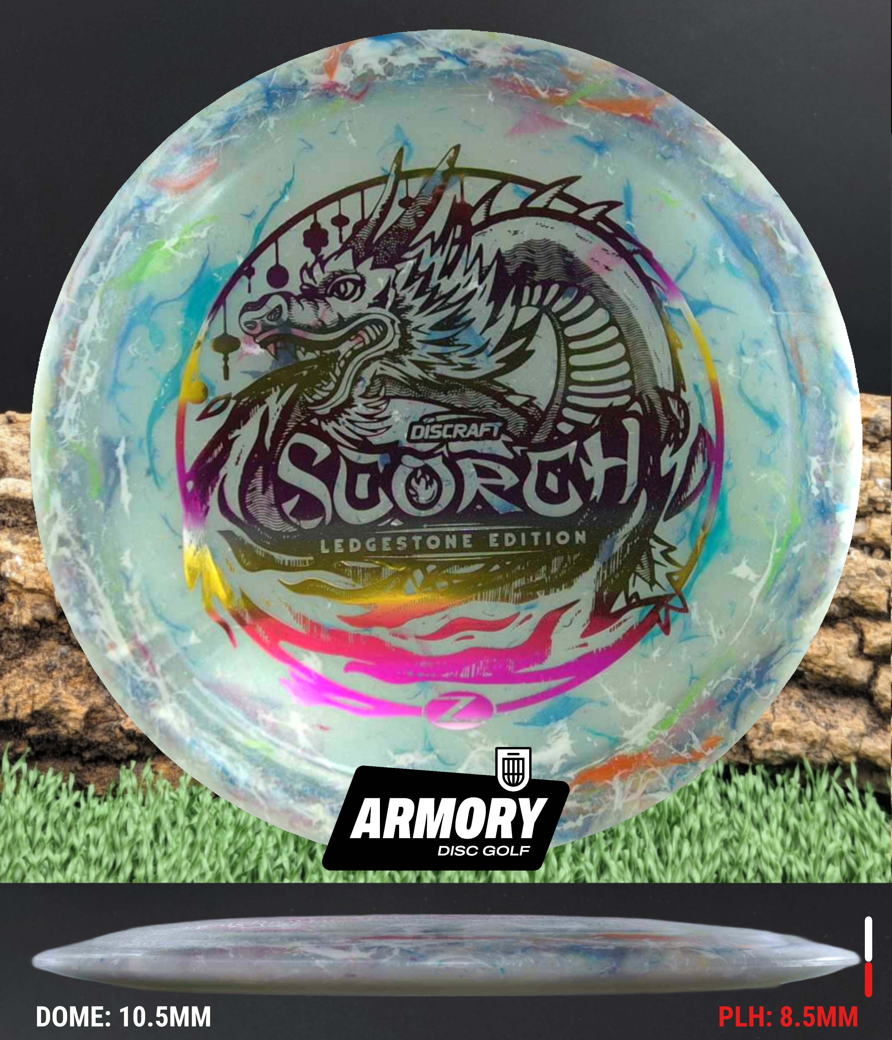 Colorshift Jawbreaker Z FLX Scorch Ledgestone – Armory Disc Golf