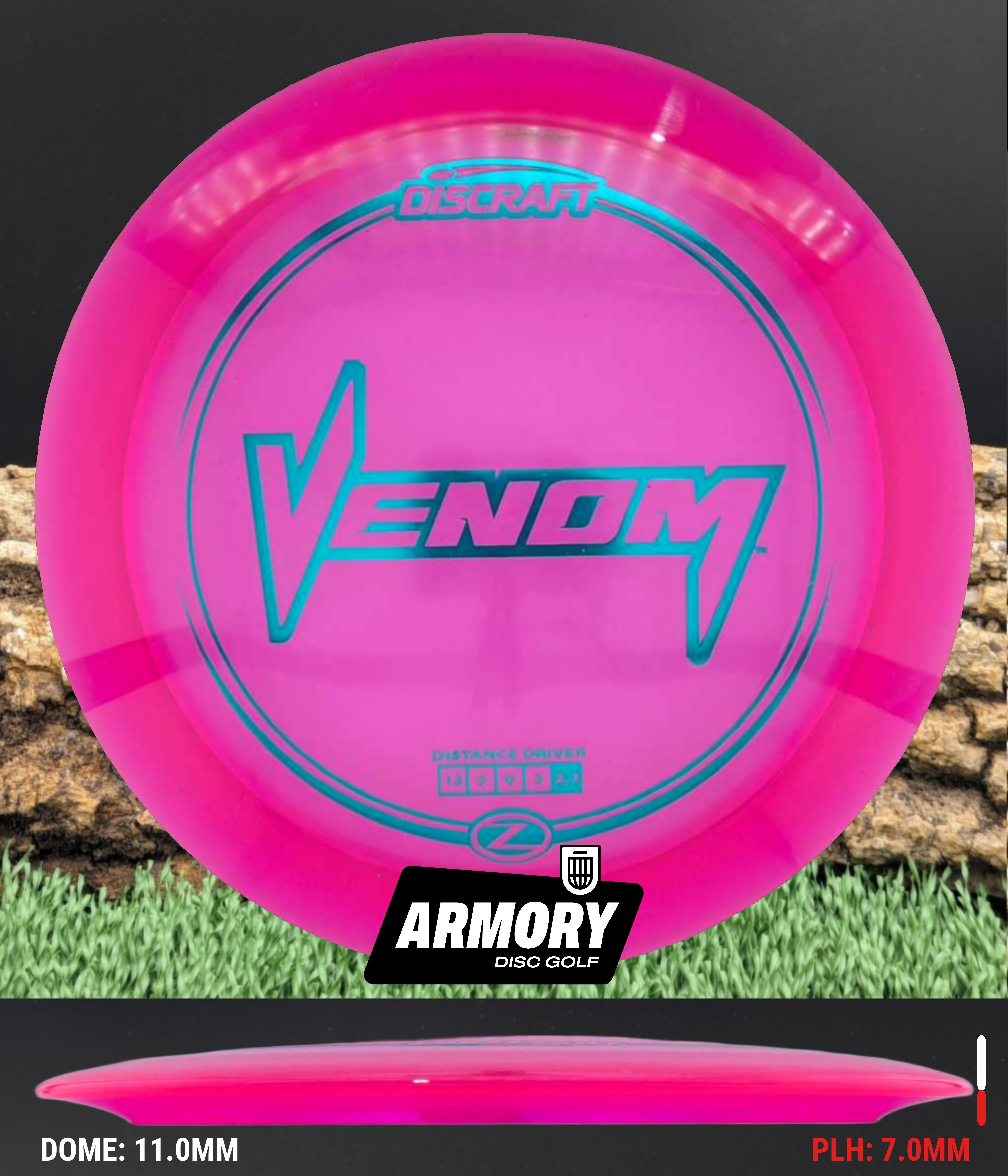 Discraft Z Line Venom - Beefy Distance Driver – Armory Disc Golf Shop