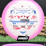Dynamic Discs Contender Fuzion Orbit White & Pink/Patriotic 175.1g