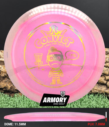 Dynamic Discs Convict Lucid Pink/Clear/Gold 175.2g
