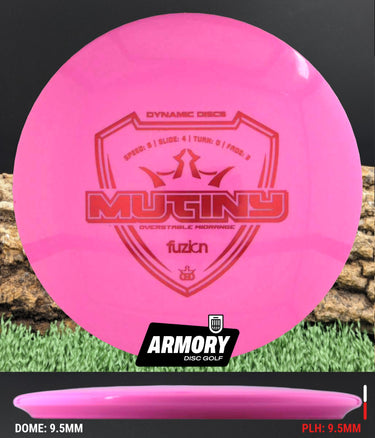 Dynamic Discs Mutiny Fuzion Pink/Red 178.3g
