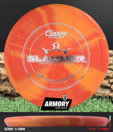 Dynamic Discs Slammer Classic Blend Burst Sunset Orange/Oil 174.68g