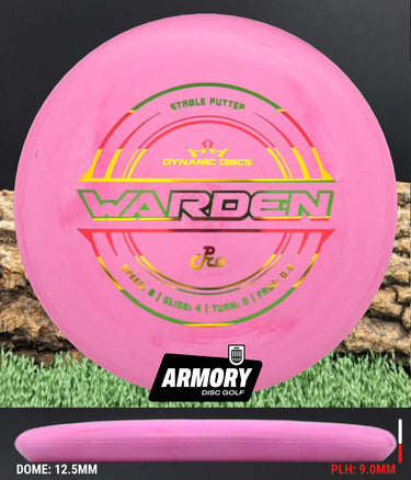 Dynamic Discs Warden Pro Pink/Rasta 176g