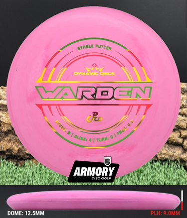 Dynamic Discs Warden Pro Pink/Rasta 176g