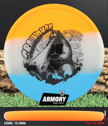 Elevation Discs Elevation Groundhog Glo G Moring OJ/Black 173.2g
