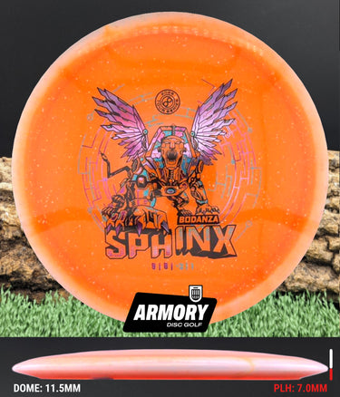 Infinite Discs Sphinx Metal Flake Orange-White/Purple/Blue Wavy 174.0g