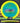 Innova Fox Halo Star Teal/Yellow/Rainbow 163.7g