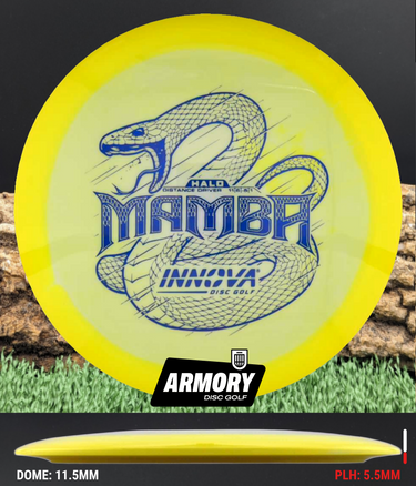 Innova Mamba Halo Star Sun-Yellow/Blue Shatter 174.5g
