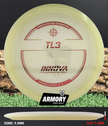 Innova TL3 Glow/Dark Red 166.8g
