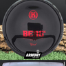 Kastaplast Berg K1 black & white/red 175g