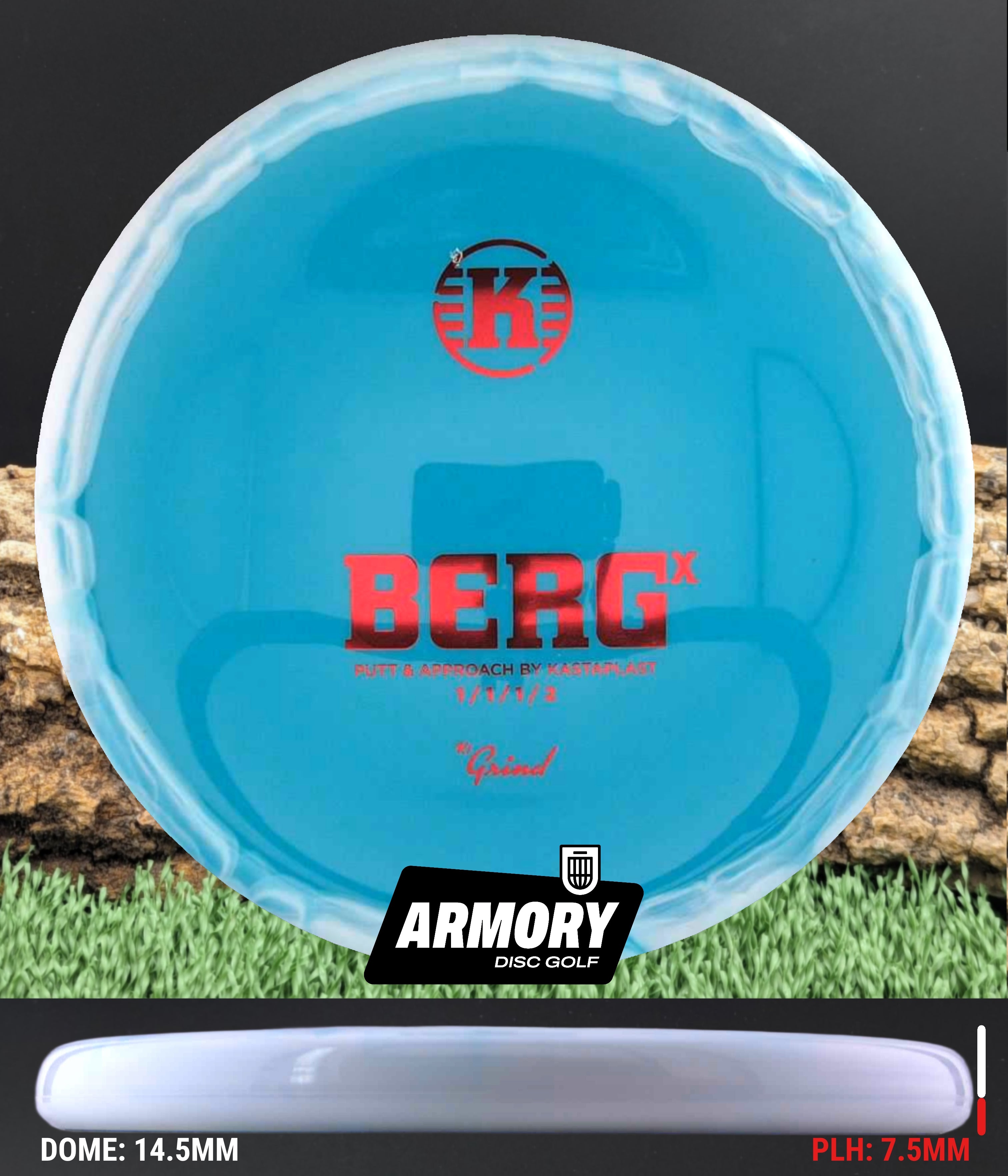 Kastaplast K1 Grind Berg X Putter | Choose Your Exact Disc