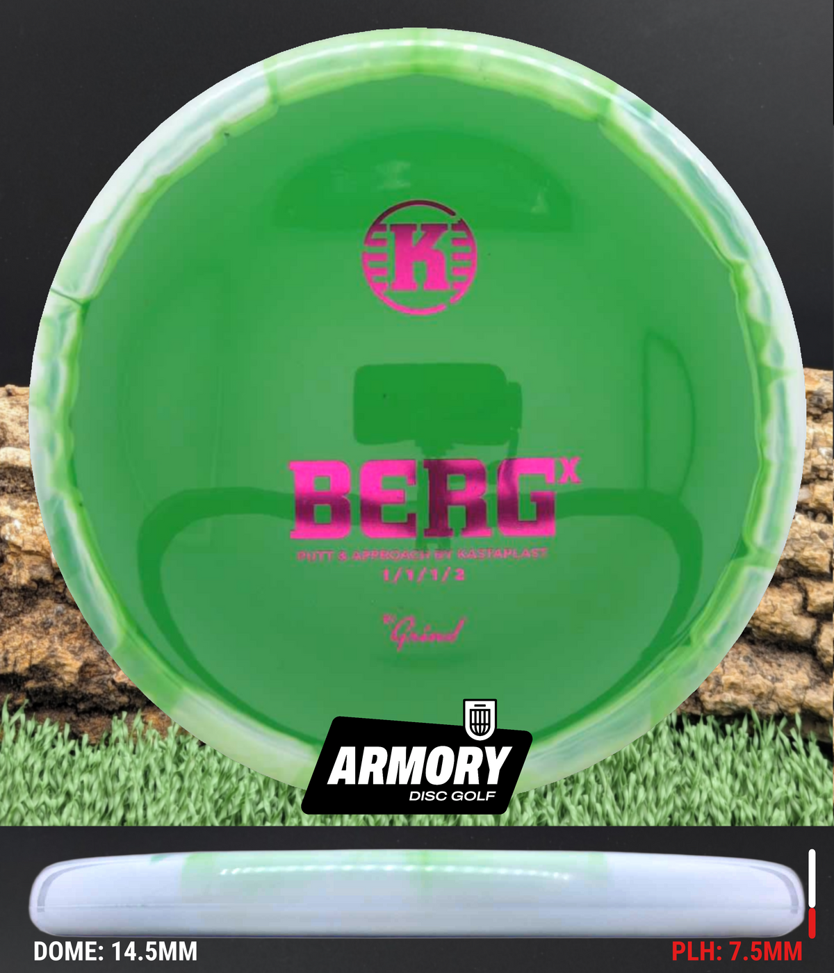 Kastaplast K1 Grind Berg X Putter | Choose Your Exact Disc