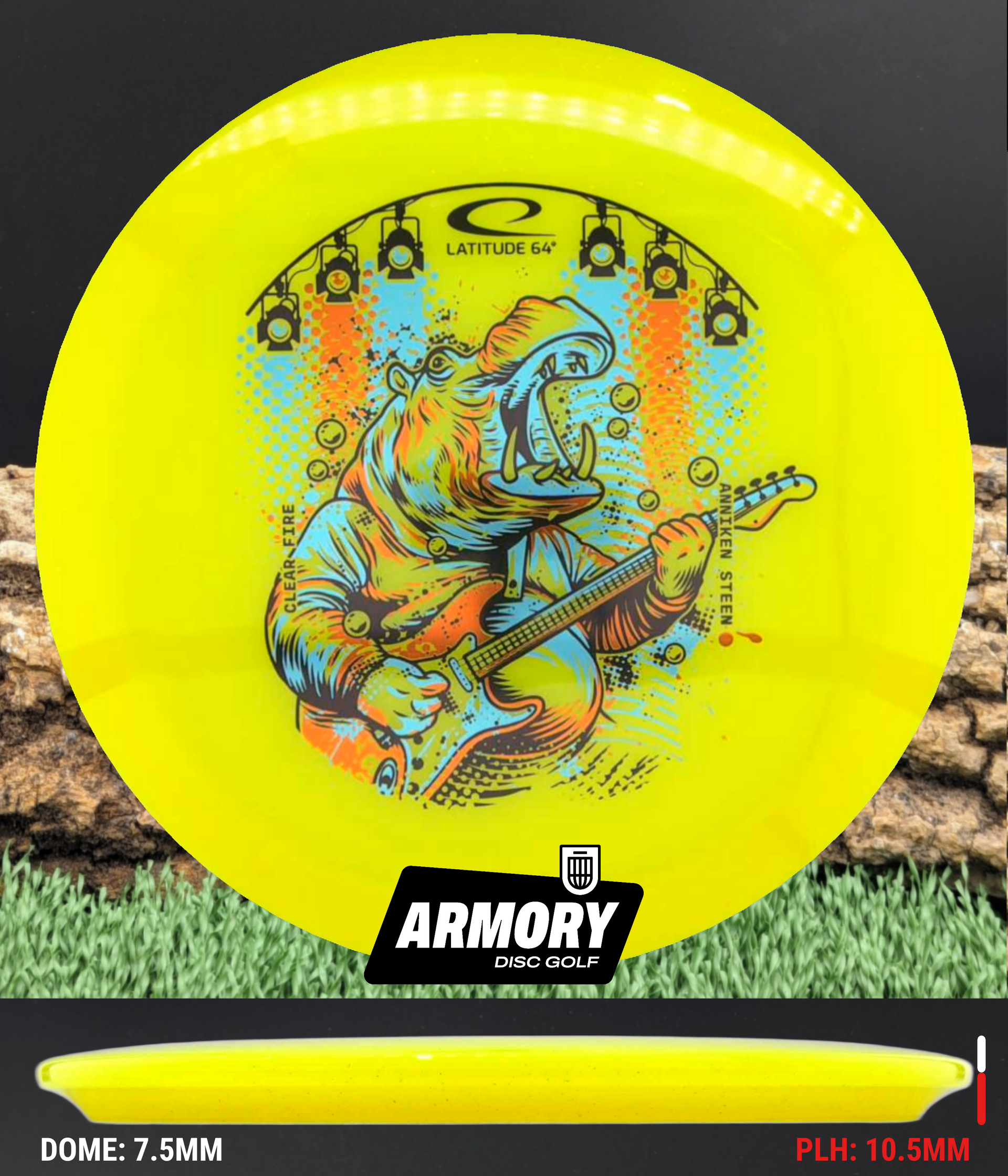 Latitude 64 Clear Sparkle Fire | Anniken Steen – Armory Disc Golf Shop