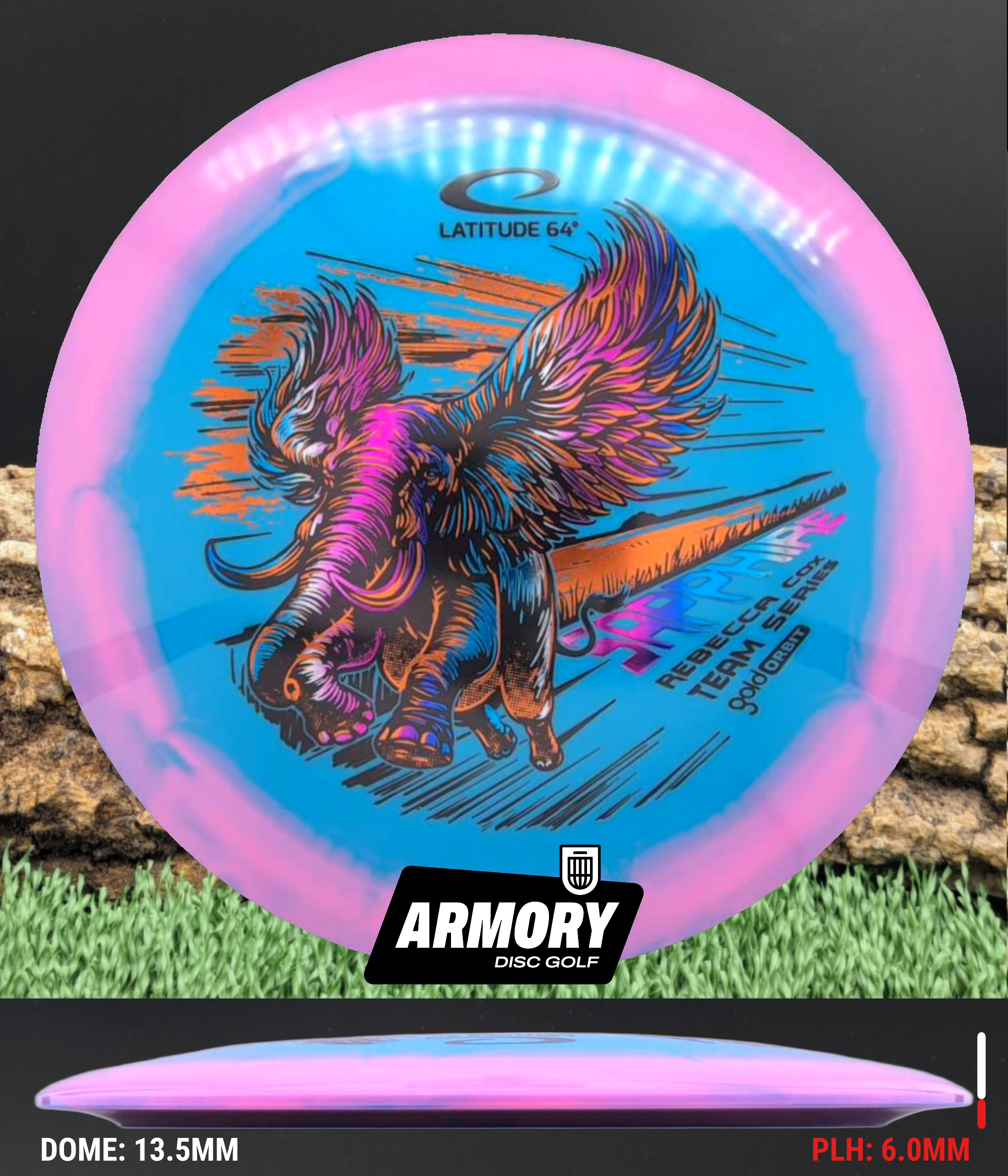 Latitude 64 Gold Orbit Sapphire - Rebecca Cox – Armory Disc Golf Shop