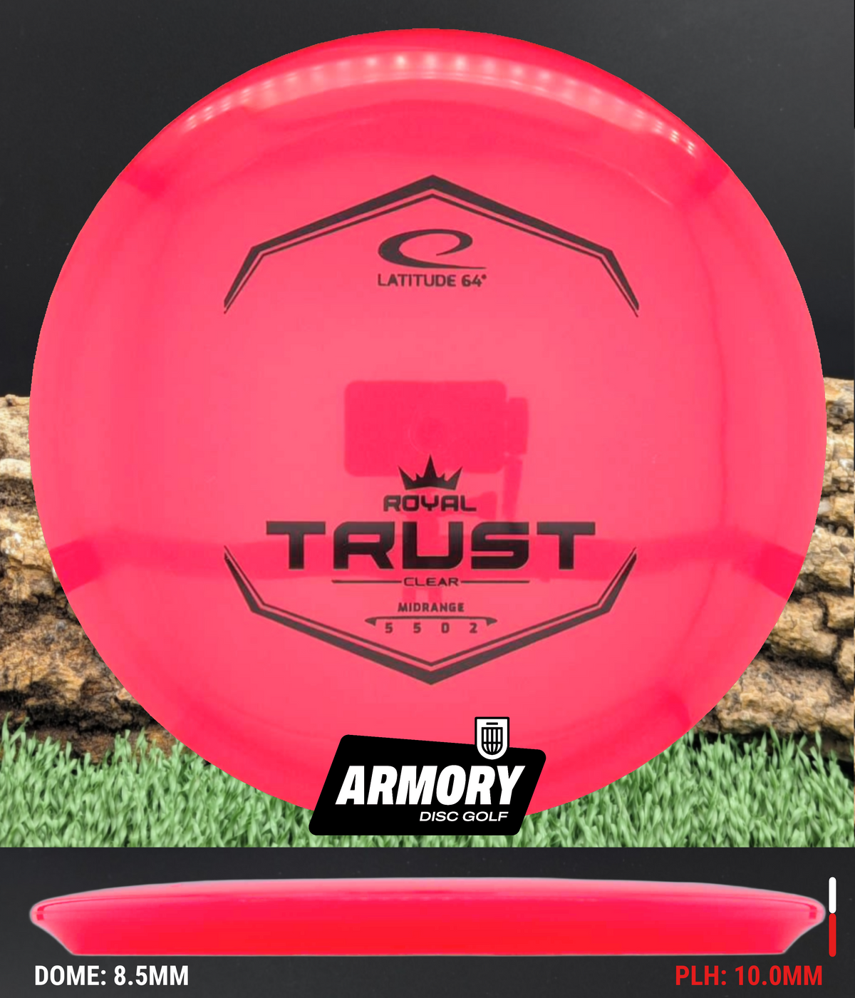 W1ldアズール　ダークティールグリーン / クリアPC / マットゴールドリム Latitude 64 Royal Clear Trust | Choose your Exact Disc