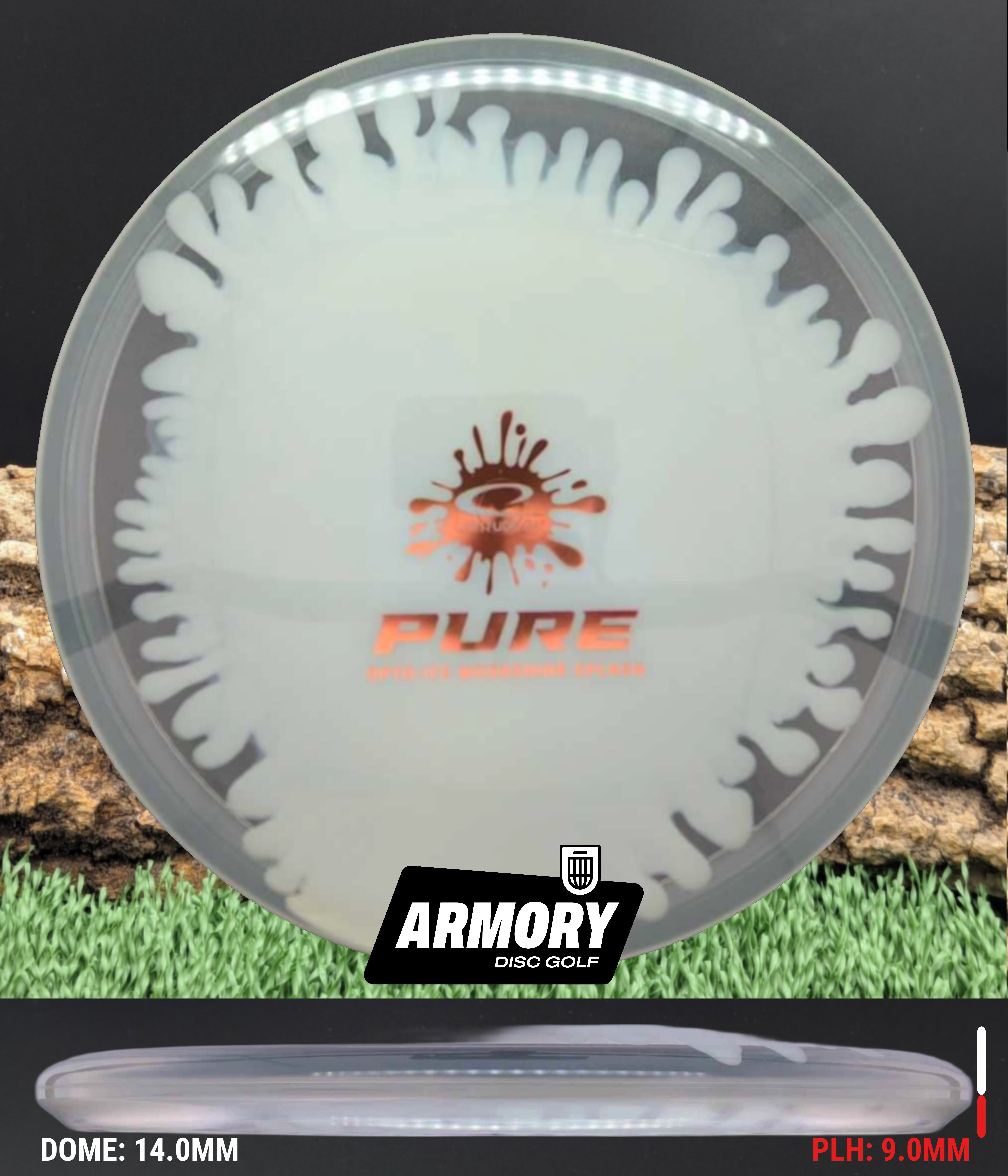 Latitude 64 Pure – Opto-Ice Moonshine Splash – Armory Disc Golf