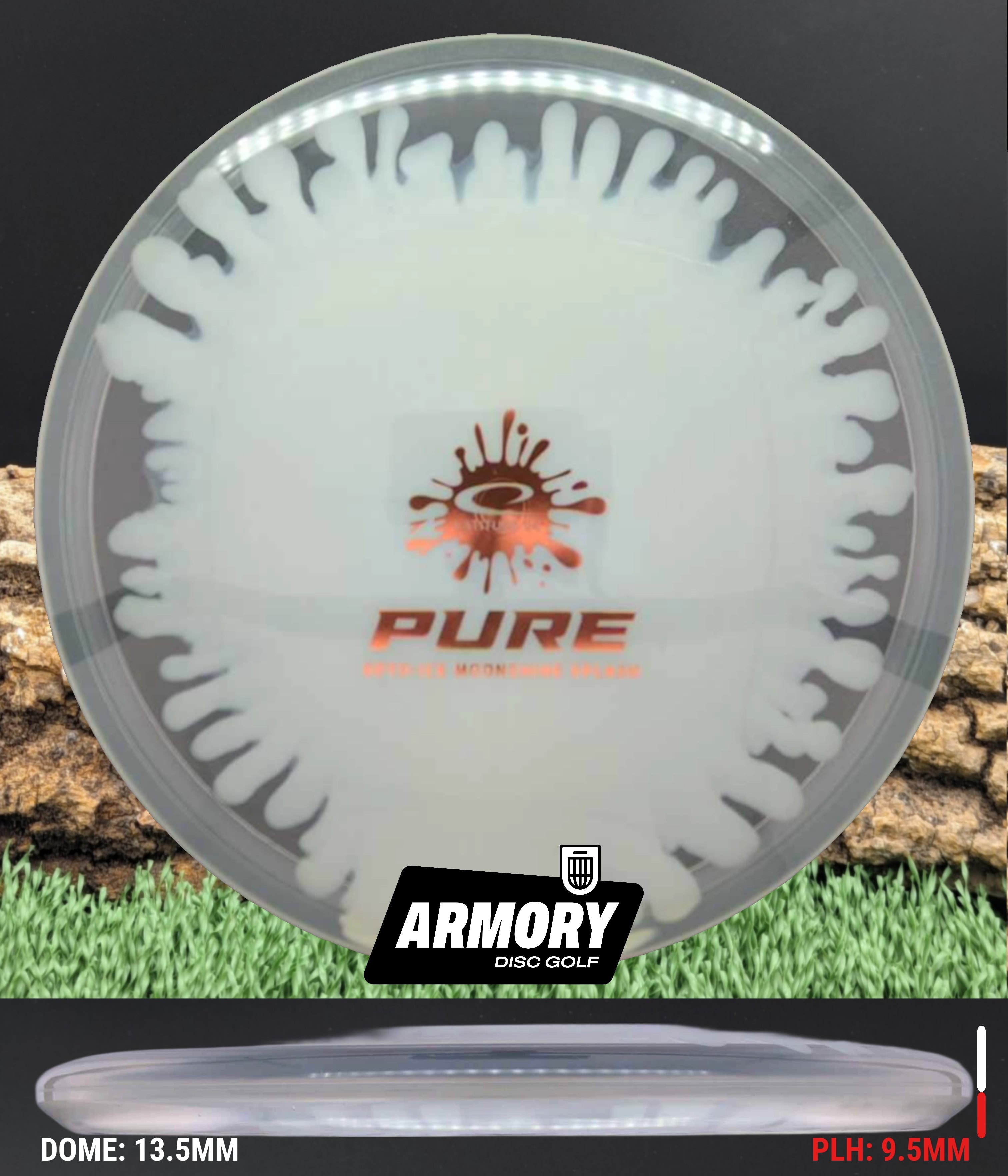 Latitude 64 Pure – Opto-Ice Moonshine Splash – Armory Disc Golf