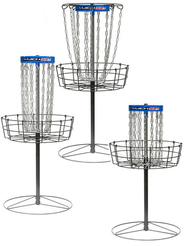 DGA Mach Shift 3-in-1 Portable Adjustable Disc Golf Basket