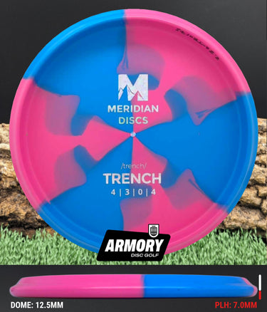 Meridian Discs Trench Marbled Graphite