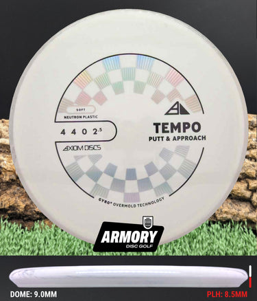 MVP Axiom Neutron Soft Tempo Neutron White/Silver/Black 173g